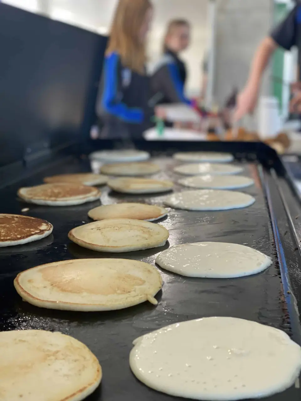 Pancake breakfast for students at Baringa State Secondary College
